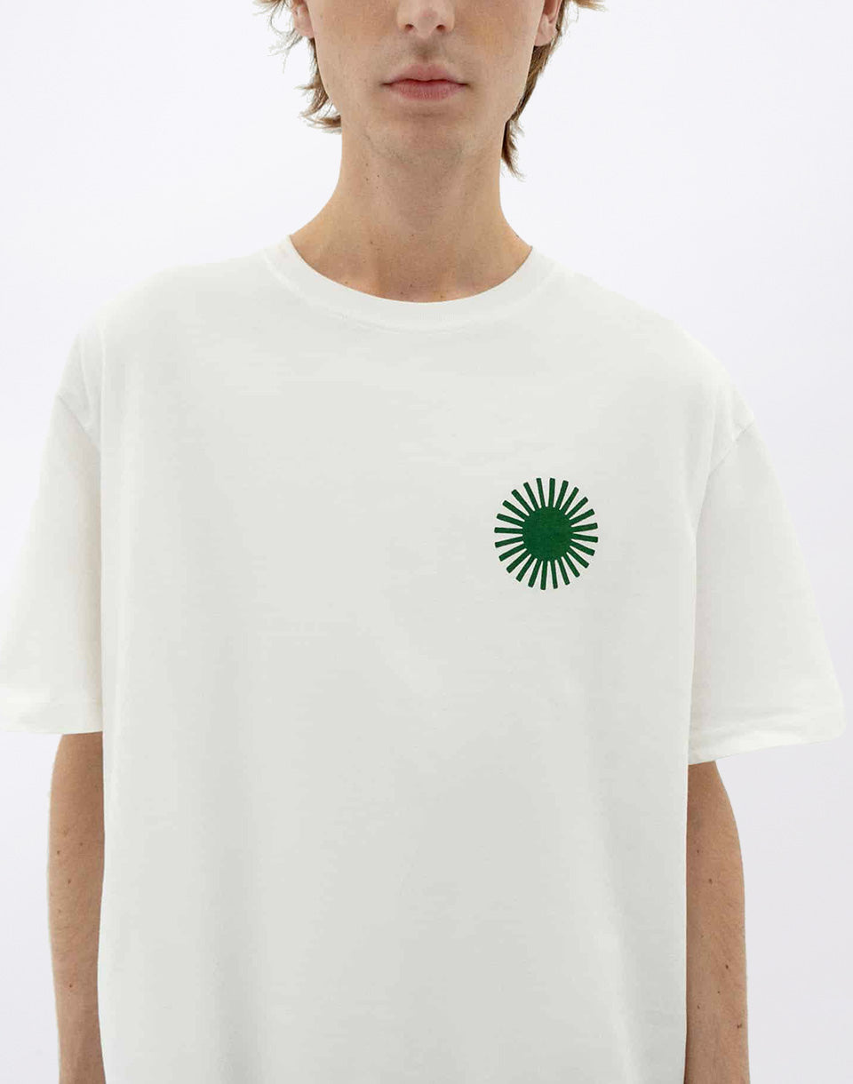 White T-Shirt Sun Type Aaron