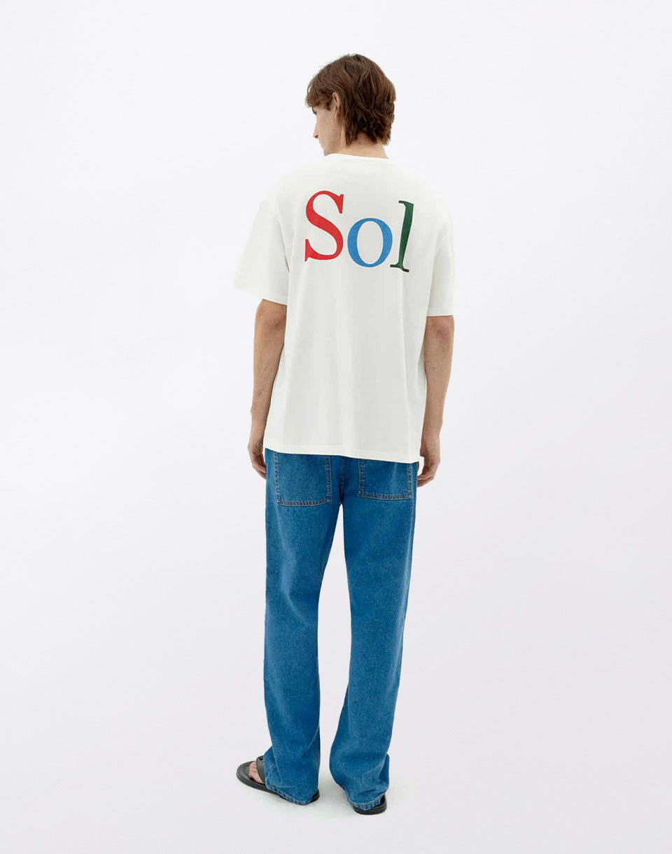 White T-Shirt Sun Type Aaron