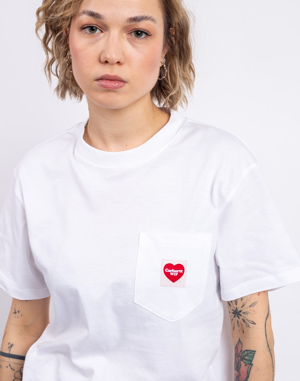 W' S/S Pocket Heart T-Shirt
