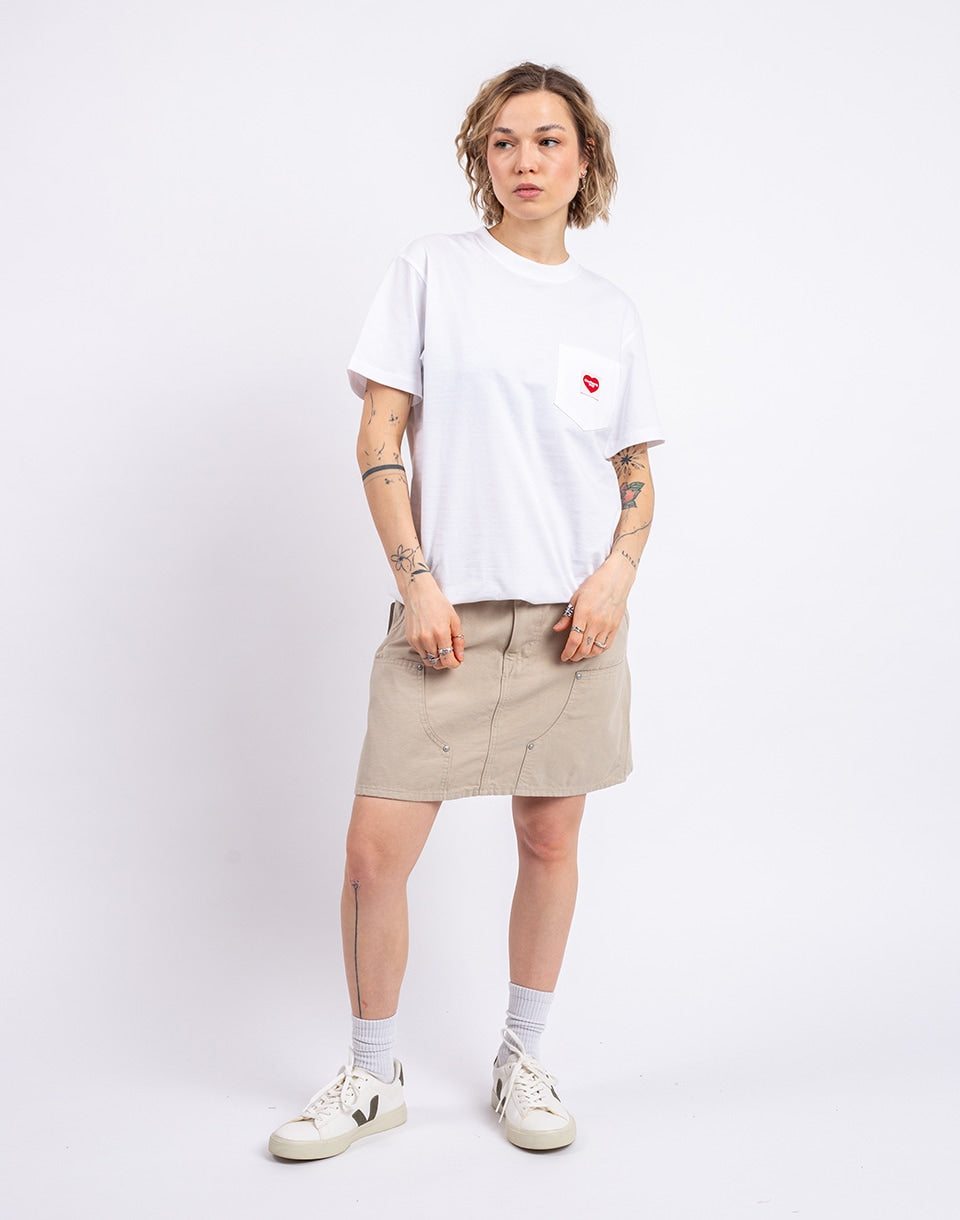W' S/S Pocket Heart T-Shirt