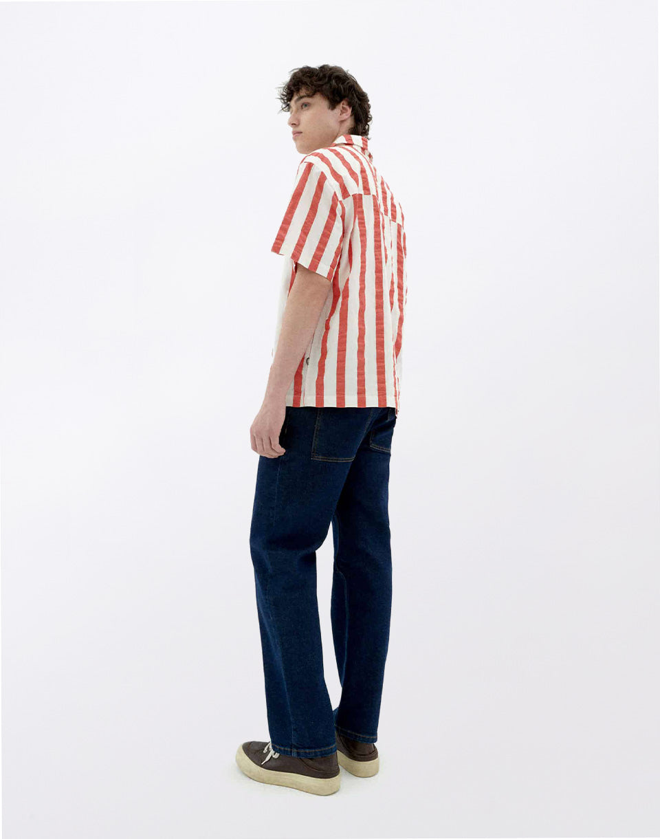 Rood Maxi Strepen Kurt Shirt