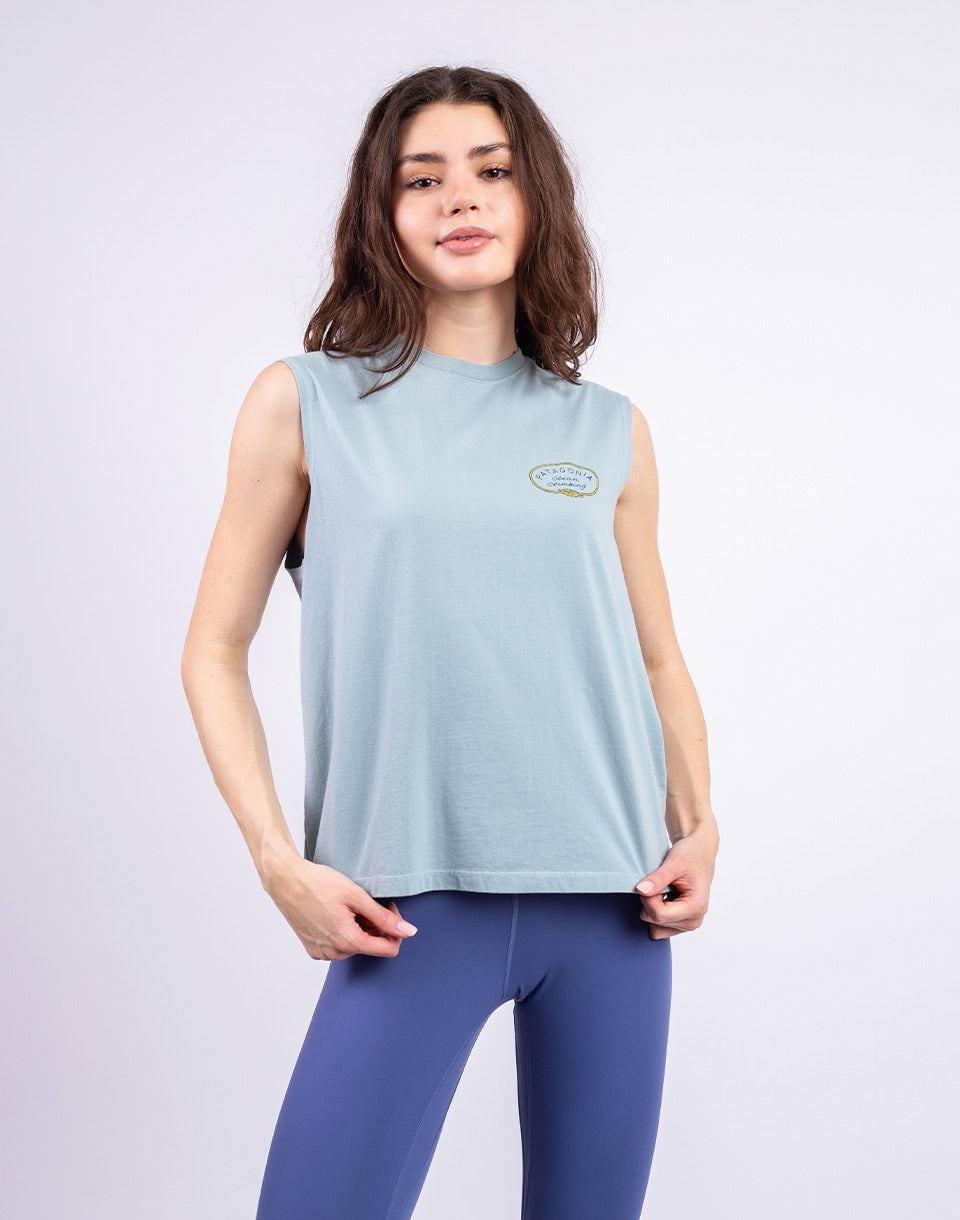 W's Clean Climb Roots Boxy Organic Tank