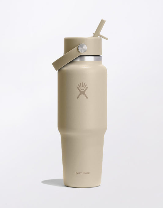 Reisfles met brede hals en flexibele rietje dop 32 oz (946 ml)