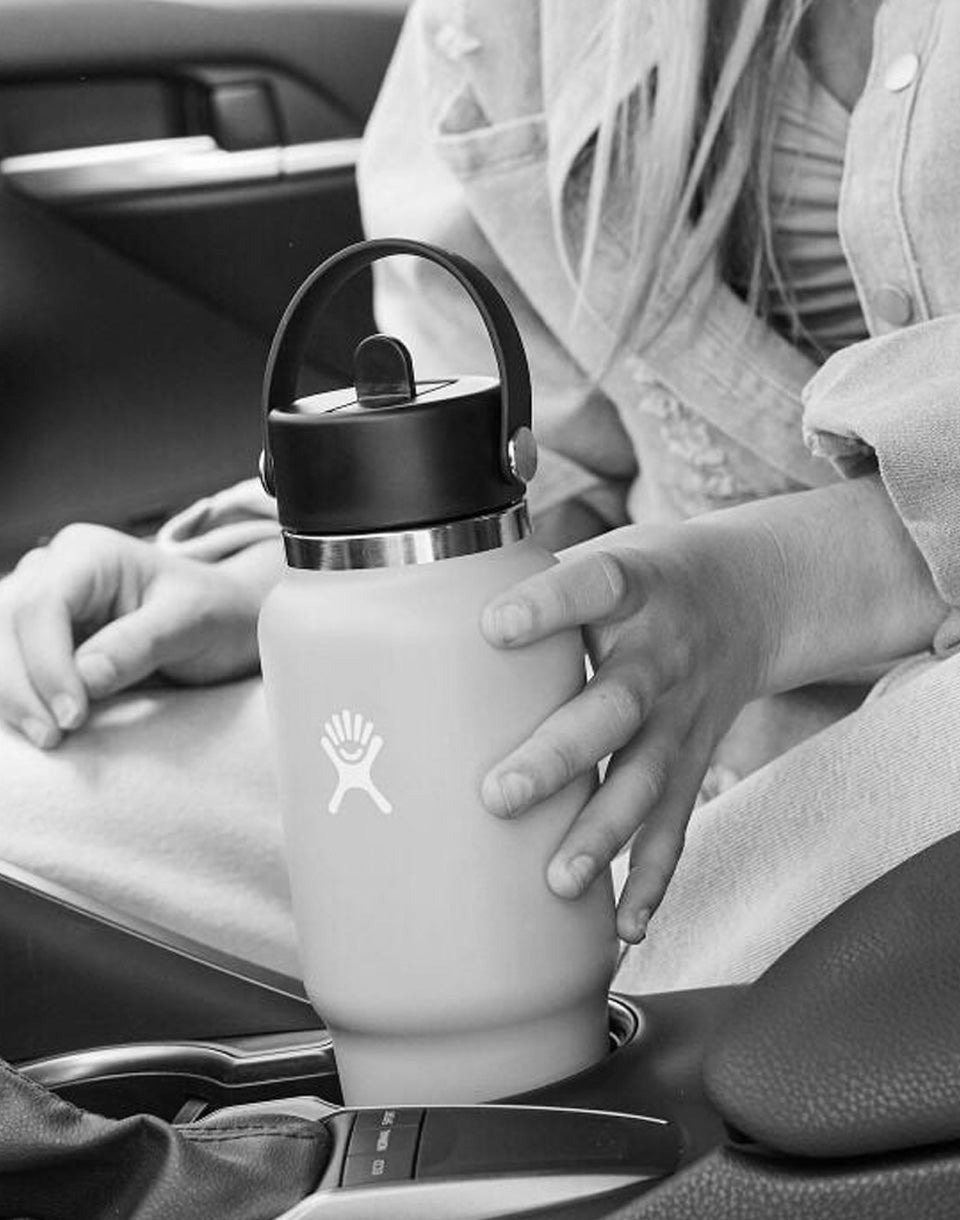 Wide Mouth Travel Bottle with Flex Straw Cap 24 oz (710 ml)