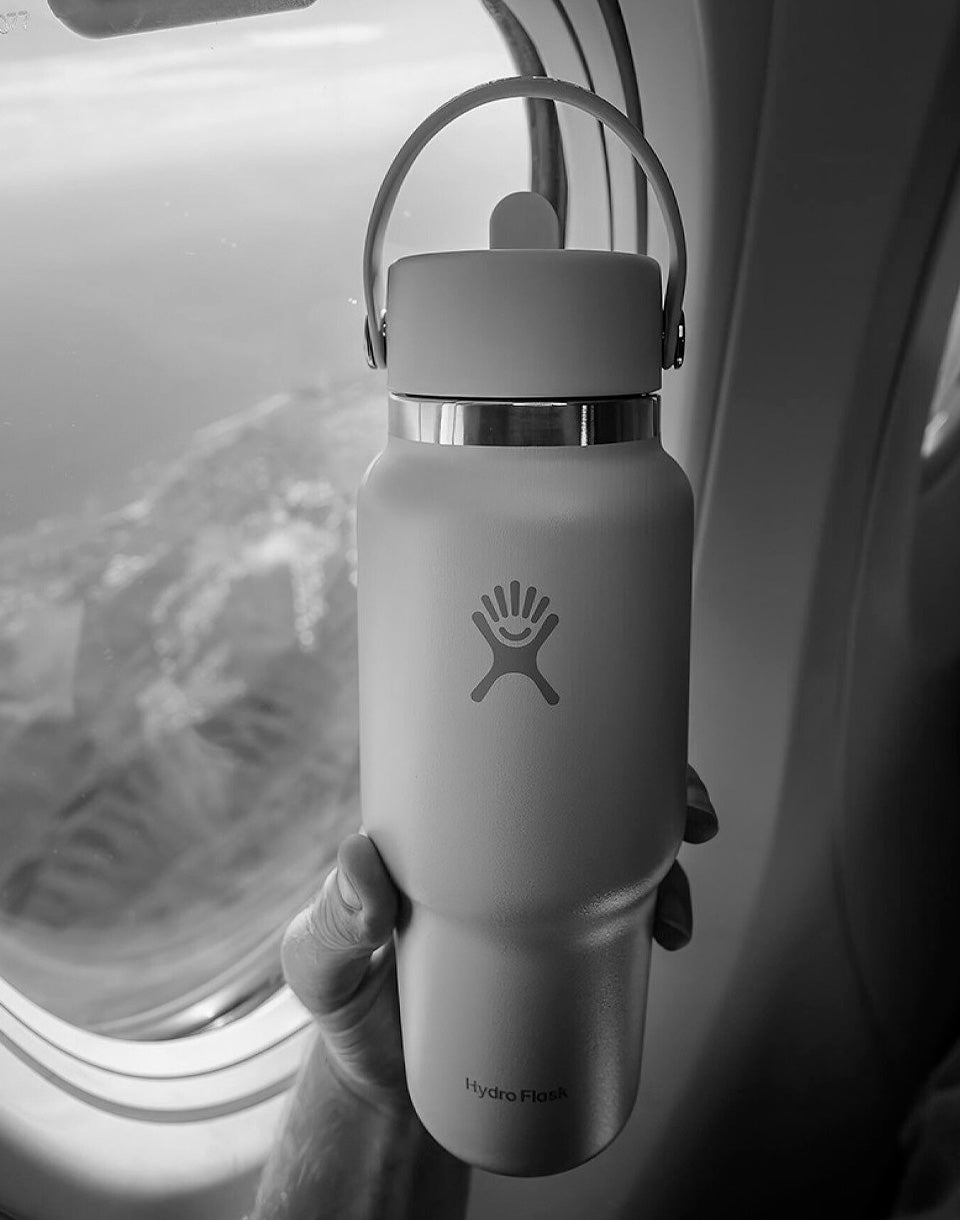 Wide Mouth Travel Bottle with Flex Straw Cap 24 oz (710 ml)