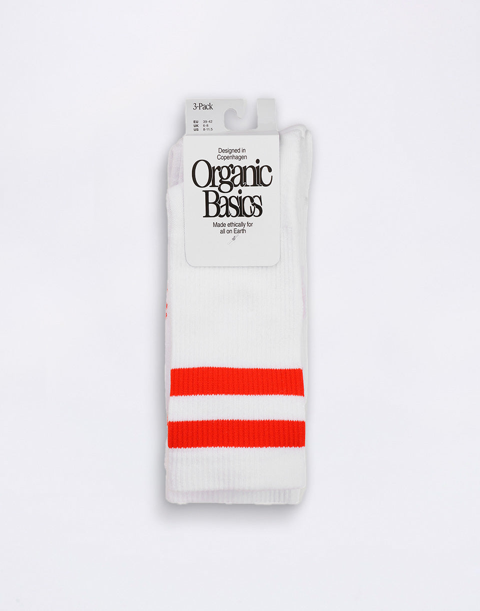 Core Stripe Crew Socks 3-pack