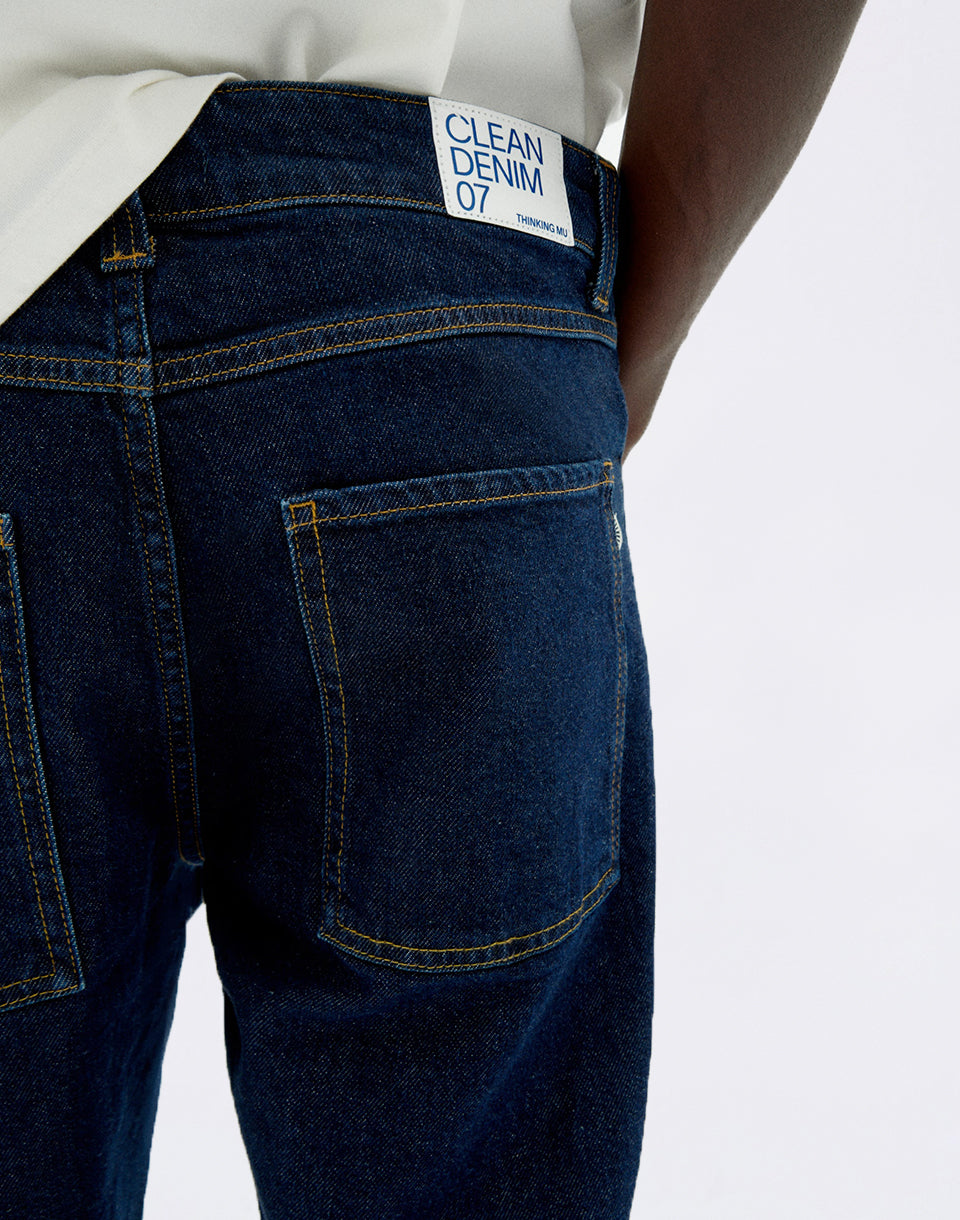 Dark Clean Denim David Pants