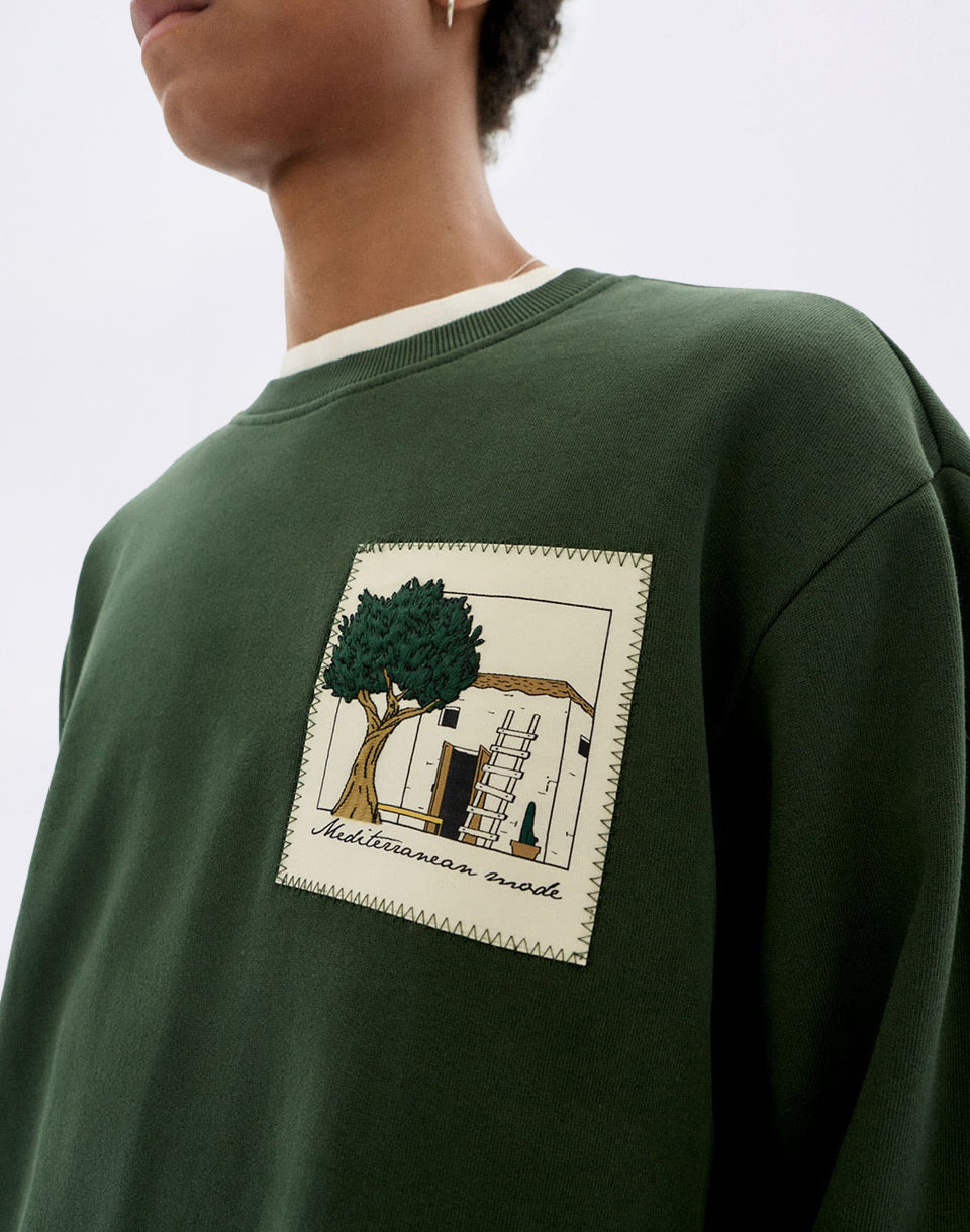 House Bottle Green Leon Sweatshirt