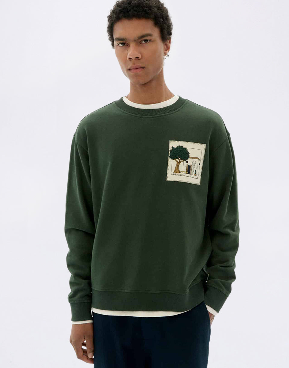 House Bottle Green Leon Sweatshirt