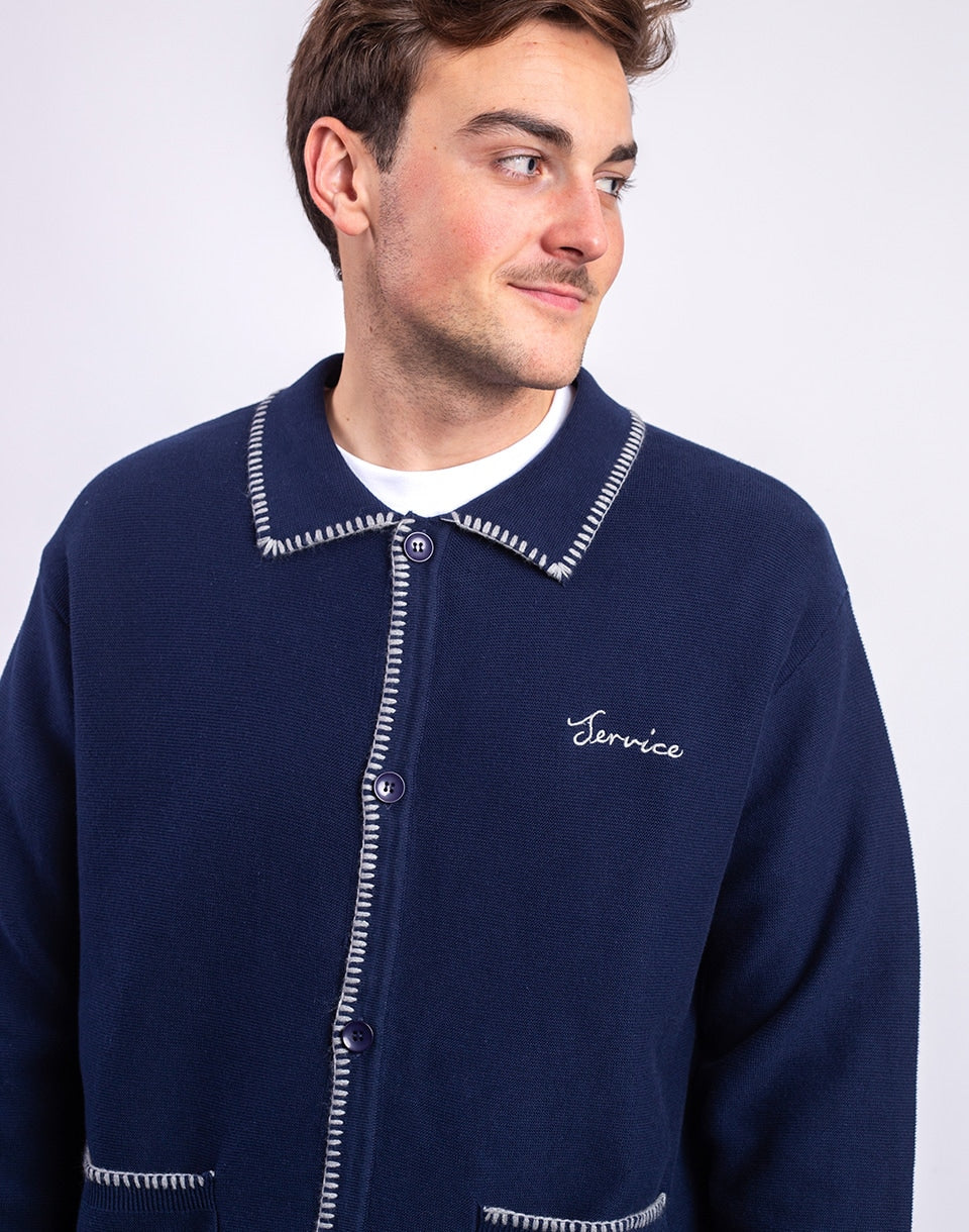 Blanket Stitch Cardigan