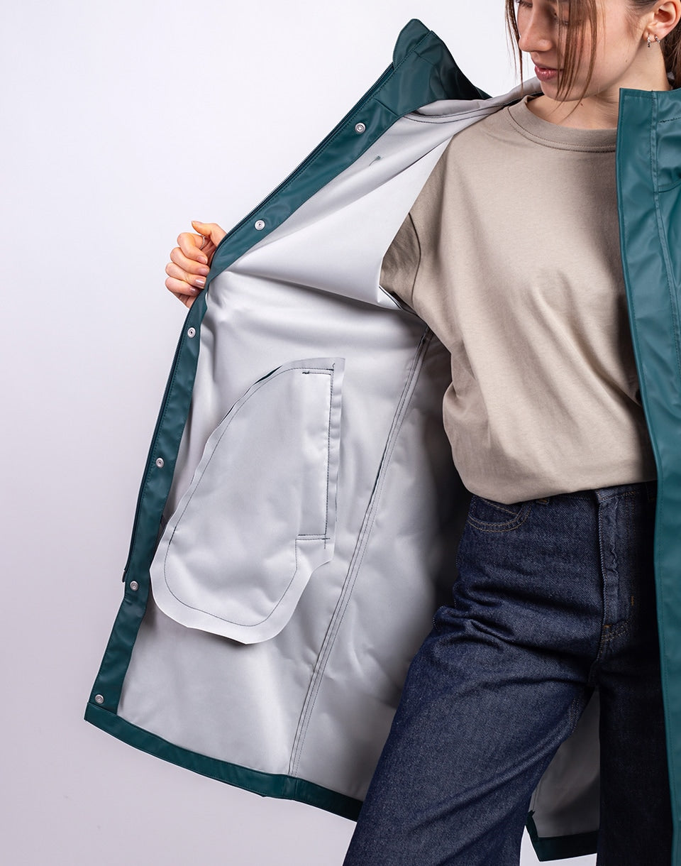 Long Classic Rain Jacket Women's