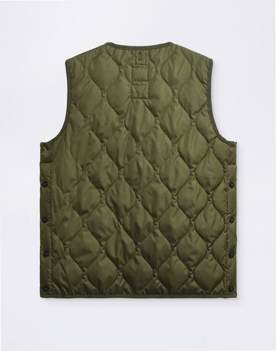 Unisex Military Zip V-Neck Down Vest