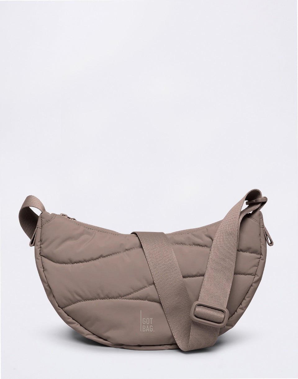 Wavy Puffer Shoulder Bag