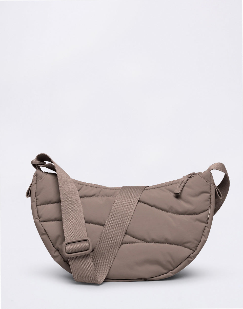 Wavy Puffer Shoulder Bag