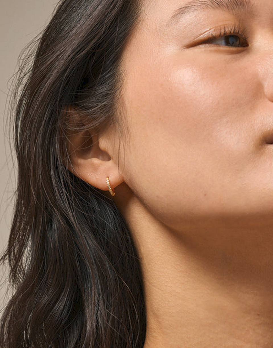 Hoops, Petite Flora 8mm