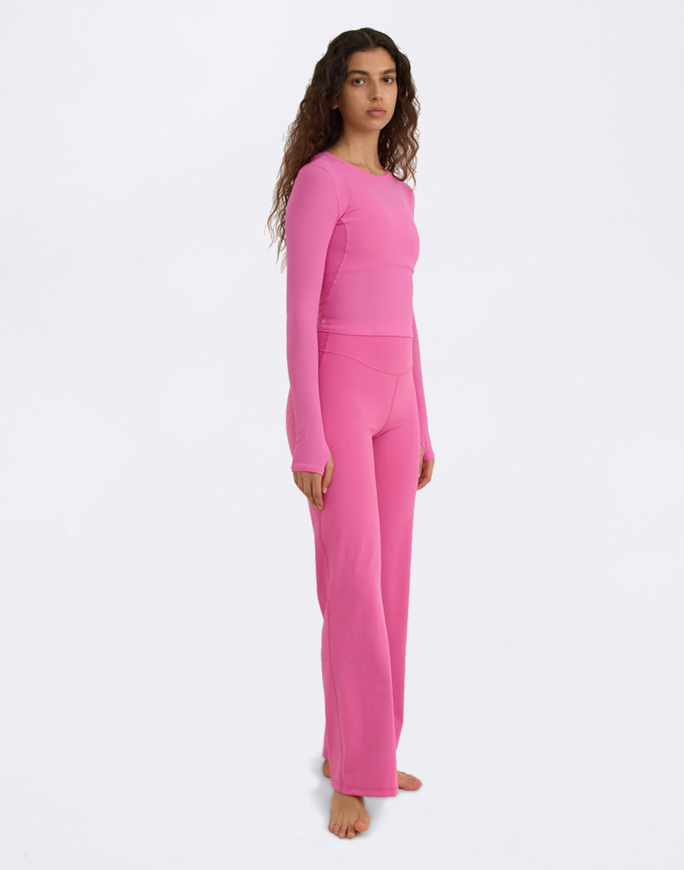 Active Mesh Long  Sleeve Tee