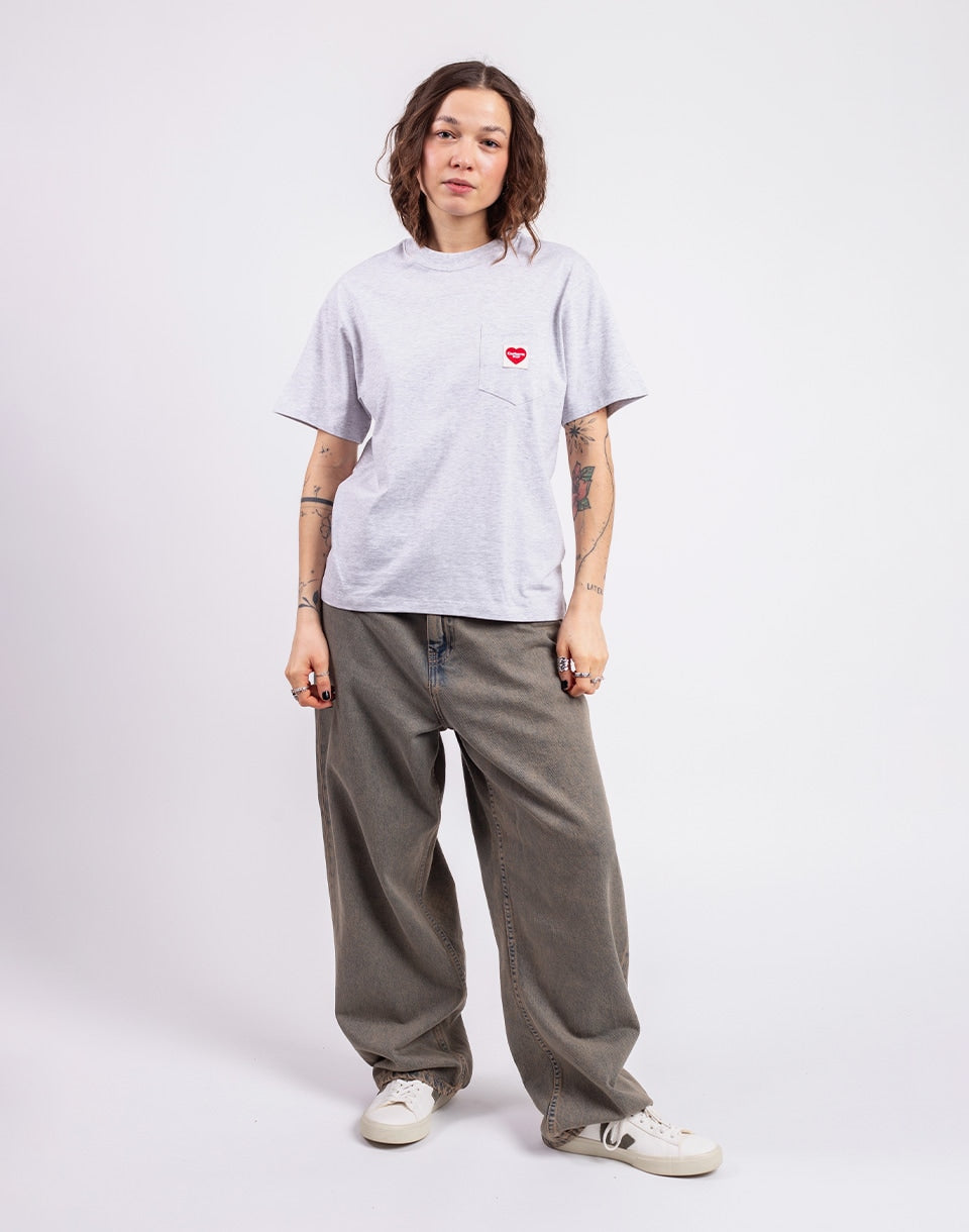 W' S/S Pocket Heart T-Shirt
