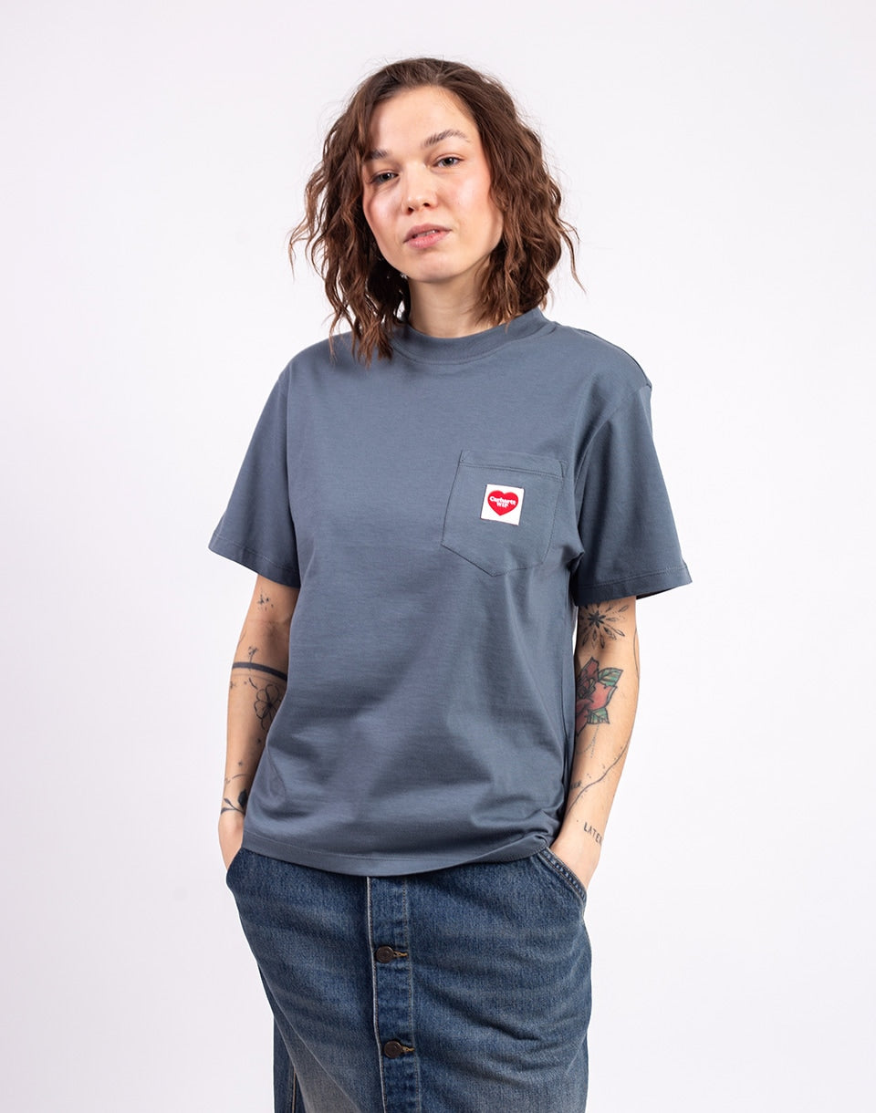 W' S/S Pocket Heart T-Shirt