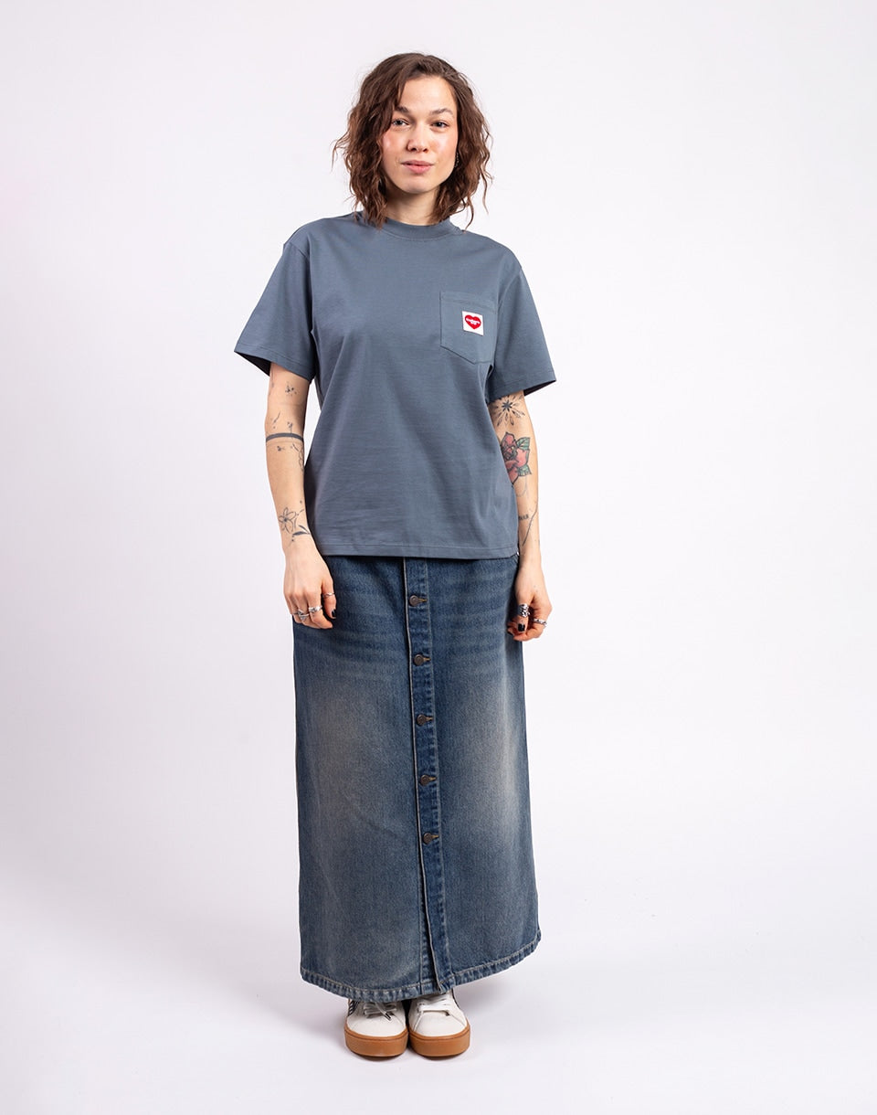 W' S/S Pocket Heart T-Shirt