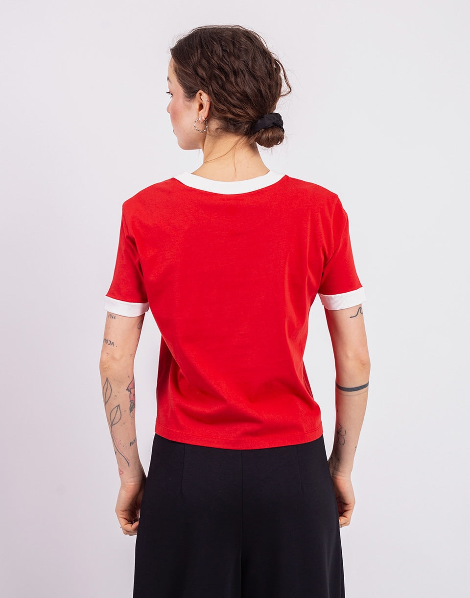 People Red Zowie R Tee