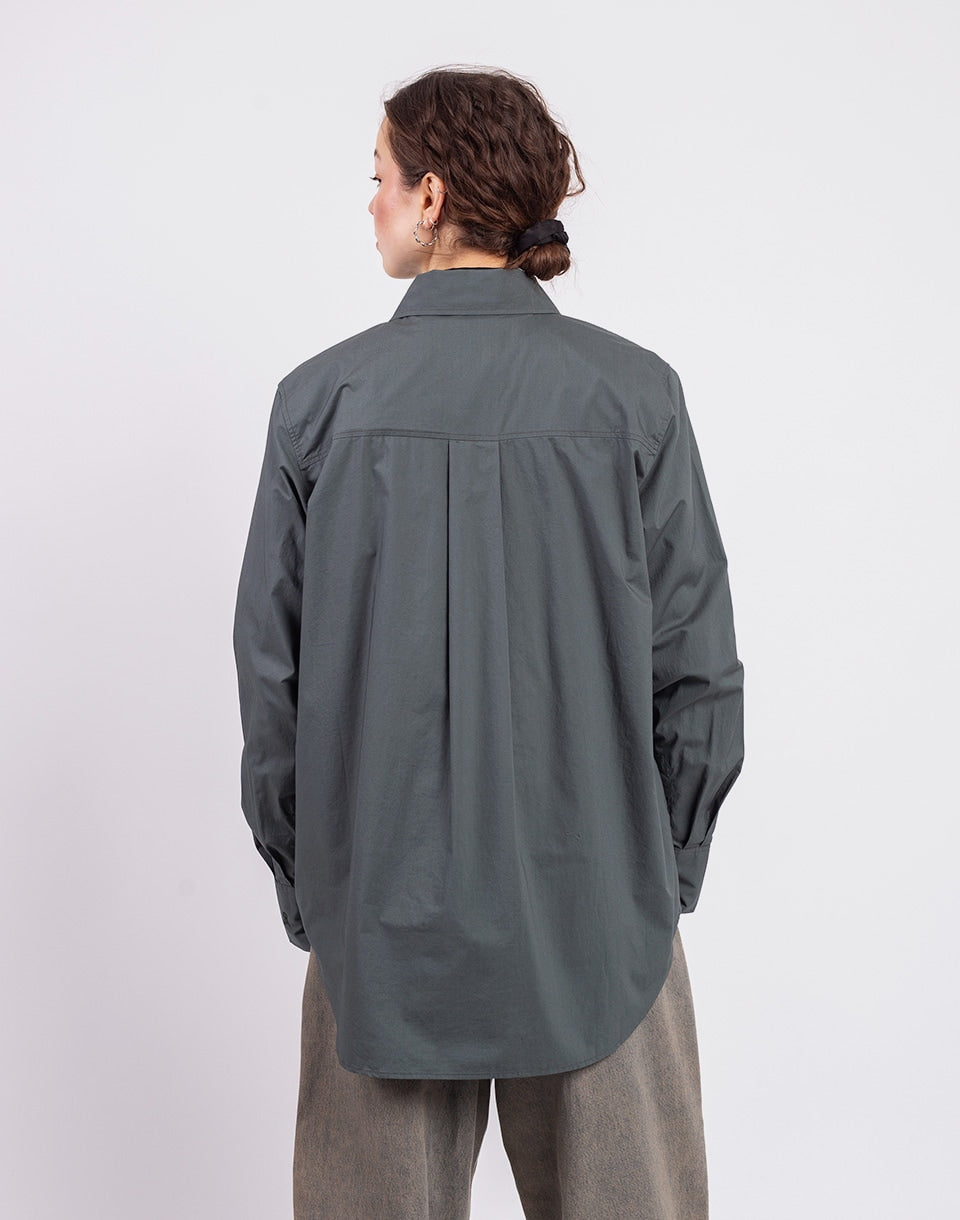 Loose Poplin Shirt Blouse