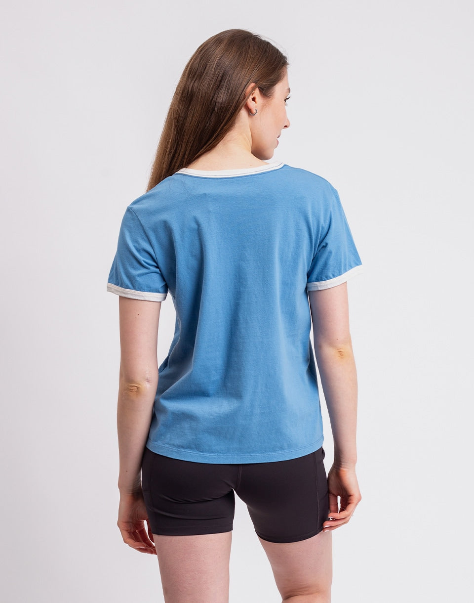 W's Great Waves Ringer Tee