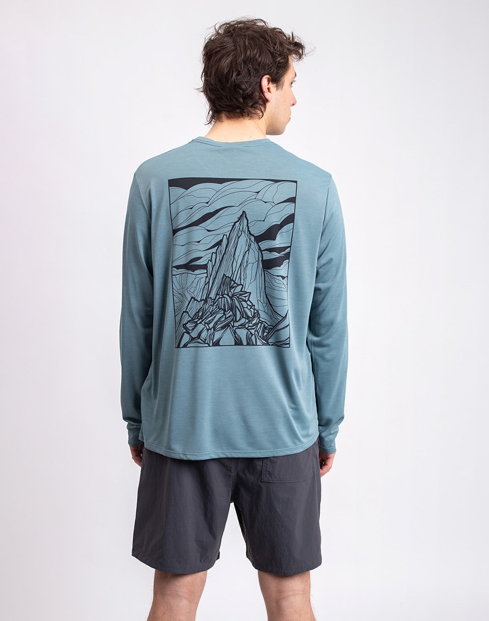 M's L/S Capilene® Cool Daily Shirt - Cloud Crag