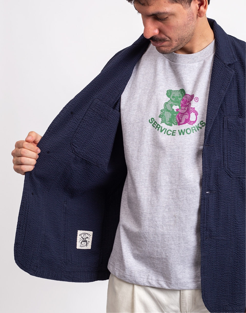Seersucker Server Suit Jacket