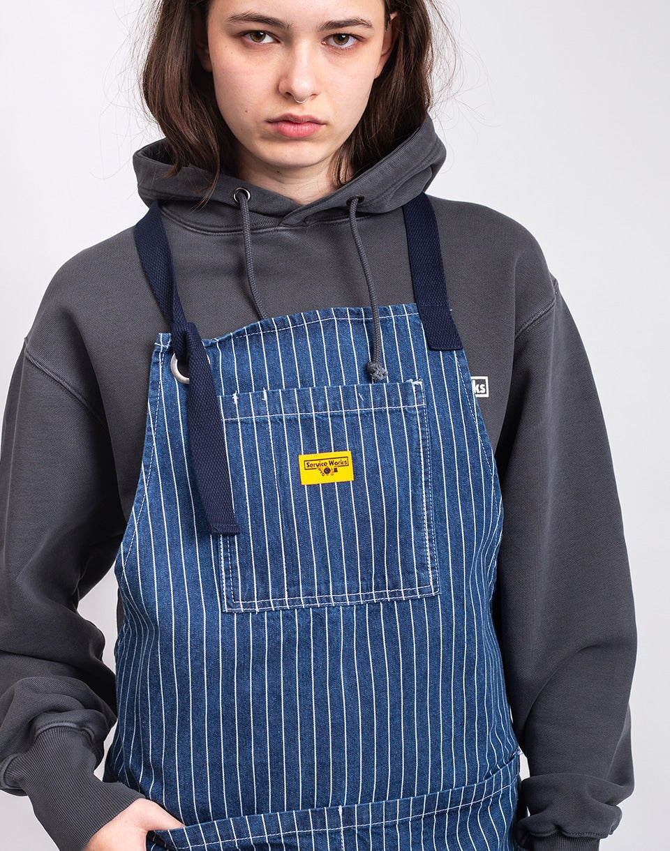 Pinstripe Denim Apron