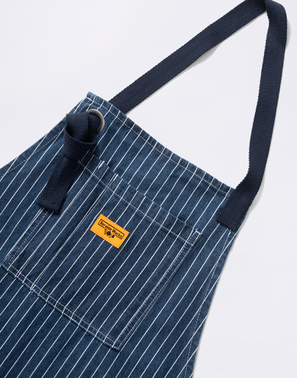 Pinstripe Denim Apron