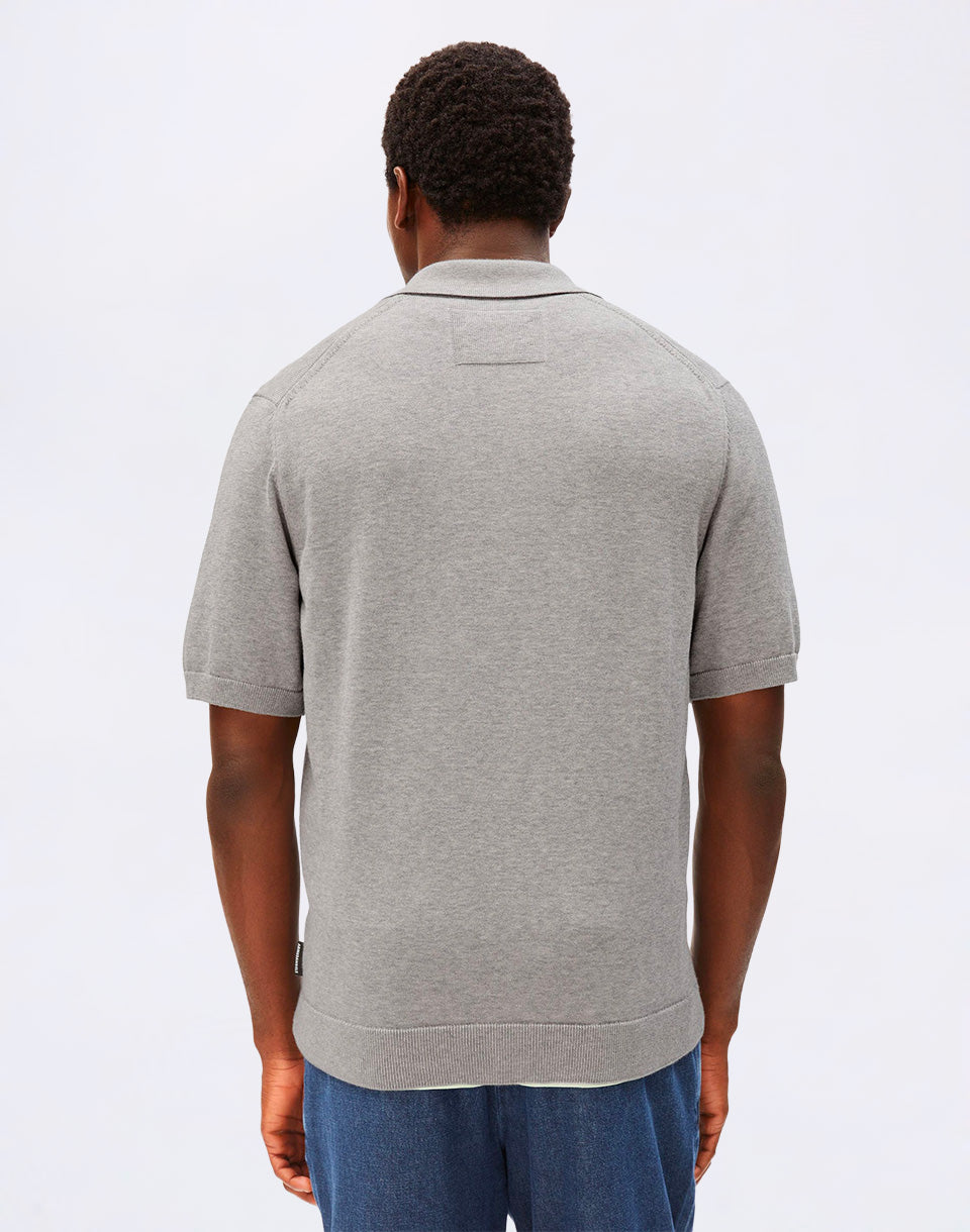 Shortsleeve Knit Poloshirt