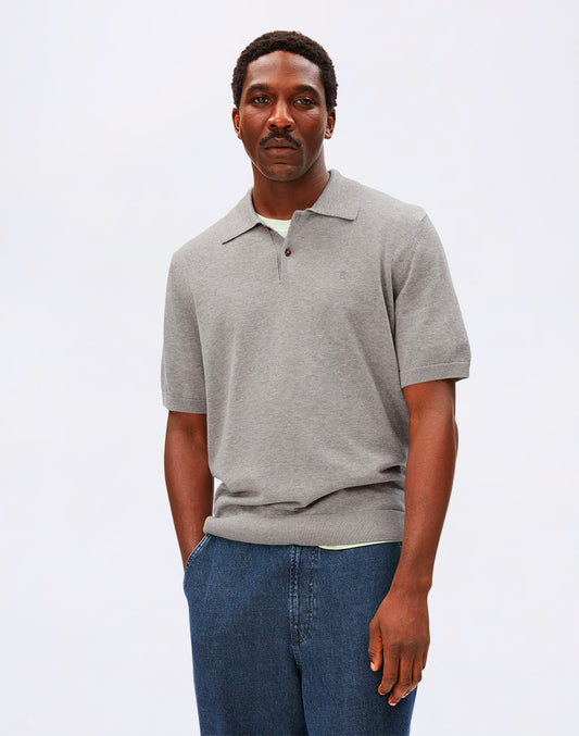 Shortsleeve Knit Poloshirt