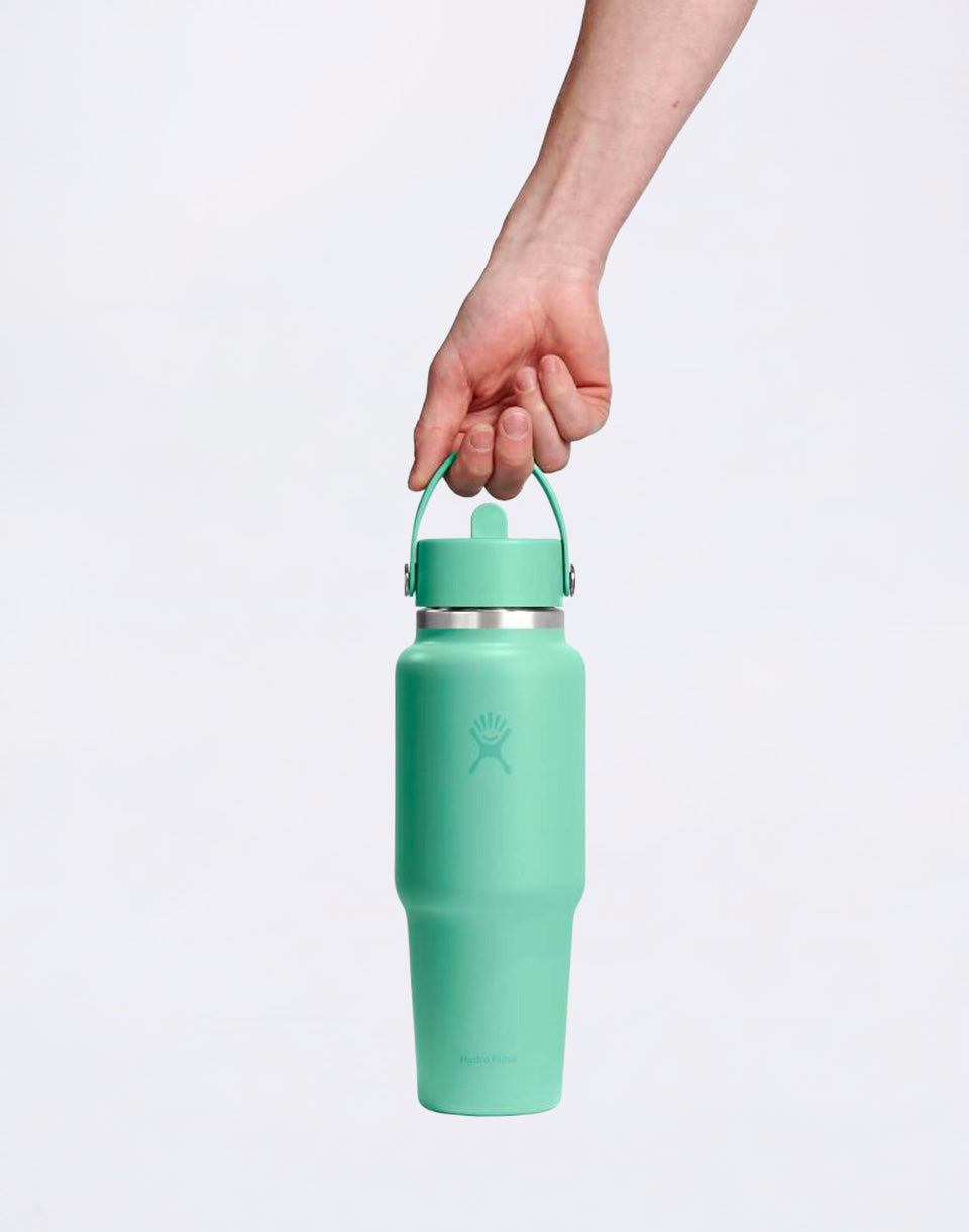 Wide Mouth Travel Bottle with Flex Straw Cap (946 ml)