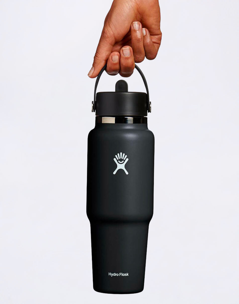 Wide Mouth Travel Bottle with Flex Straw Cap (946 ml)