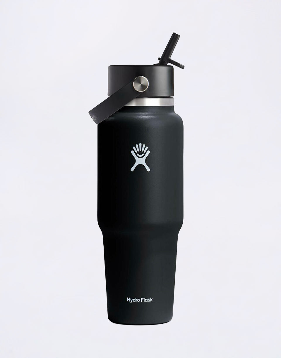 Wide Mouth Travel Bottle with Flex Straw Cap (946 ml)