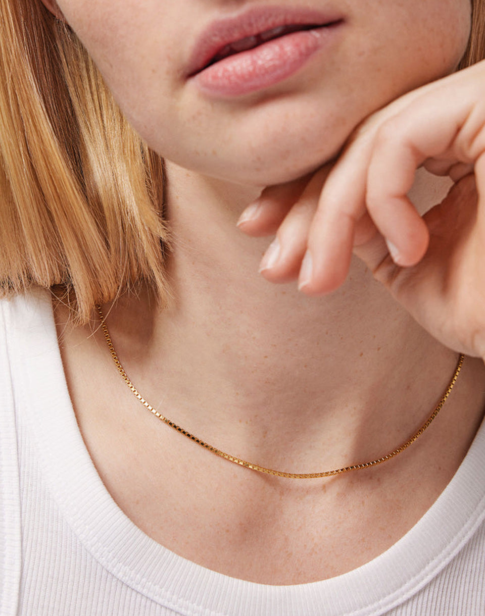 Necklace, Box Chain 1,45 mm