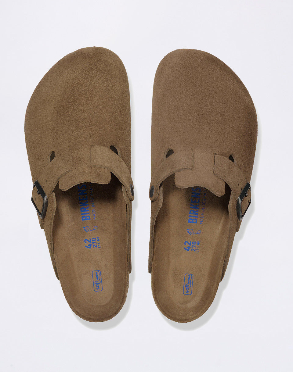 Boston Soft Footbed Suede Leather