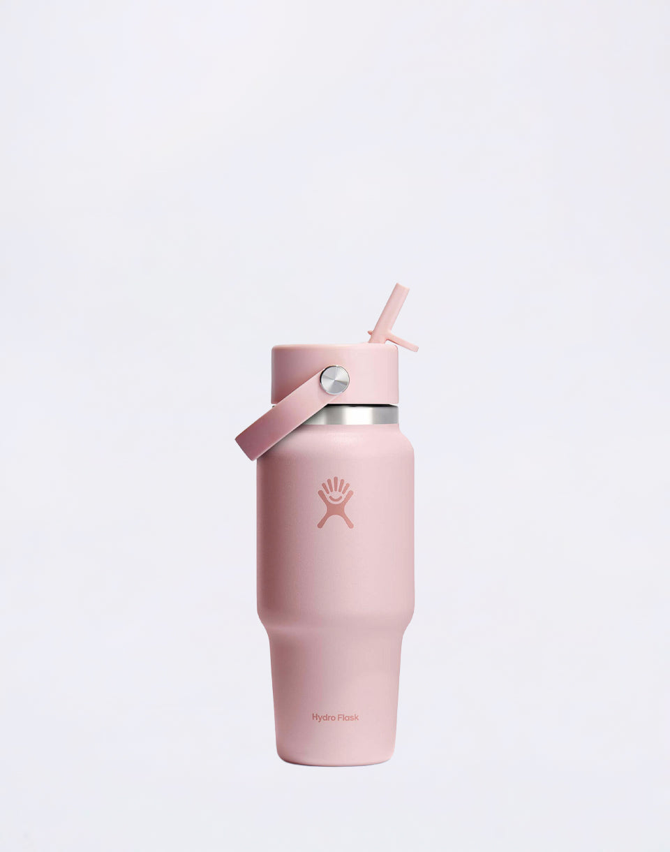 Wide Mouth Travel Bottle with Flex Straw Cap (710 ml)