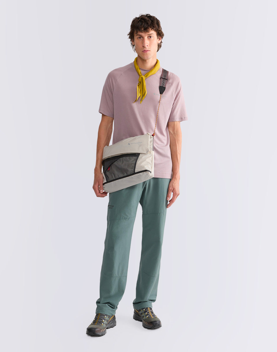 Grid Messenger Bag
