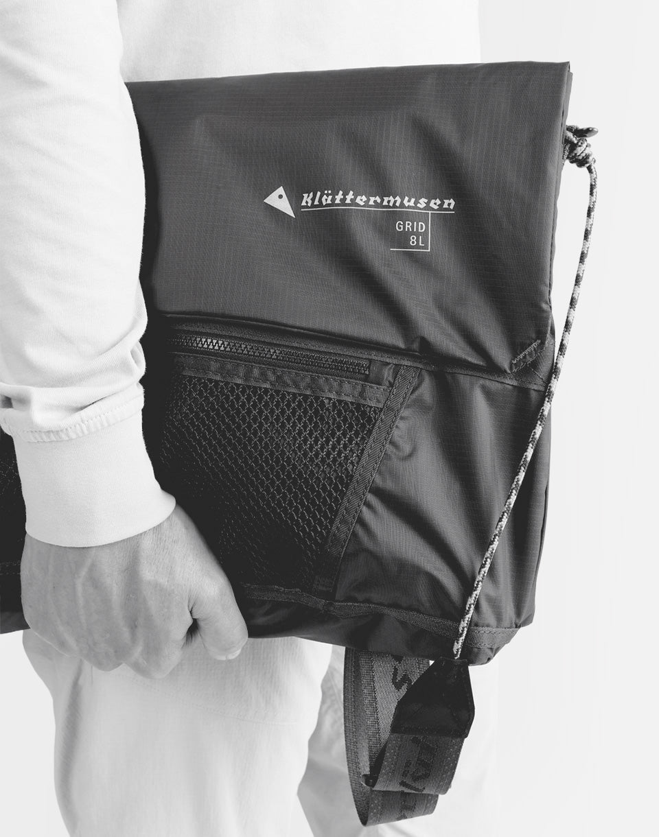 Grid Messenger Bag
