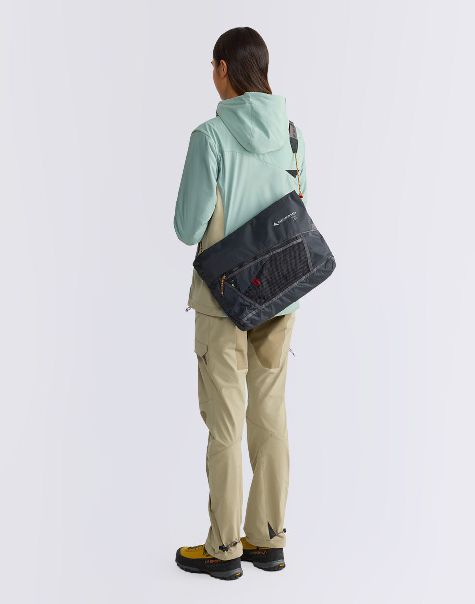 Grid Messenger Bag