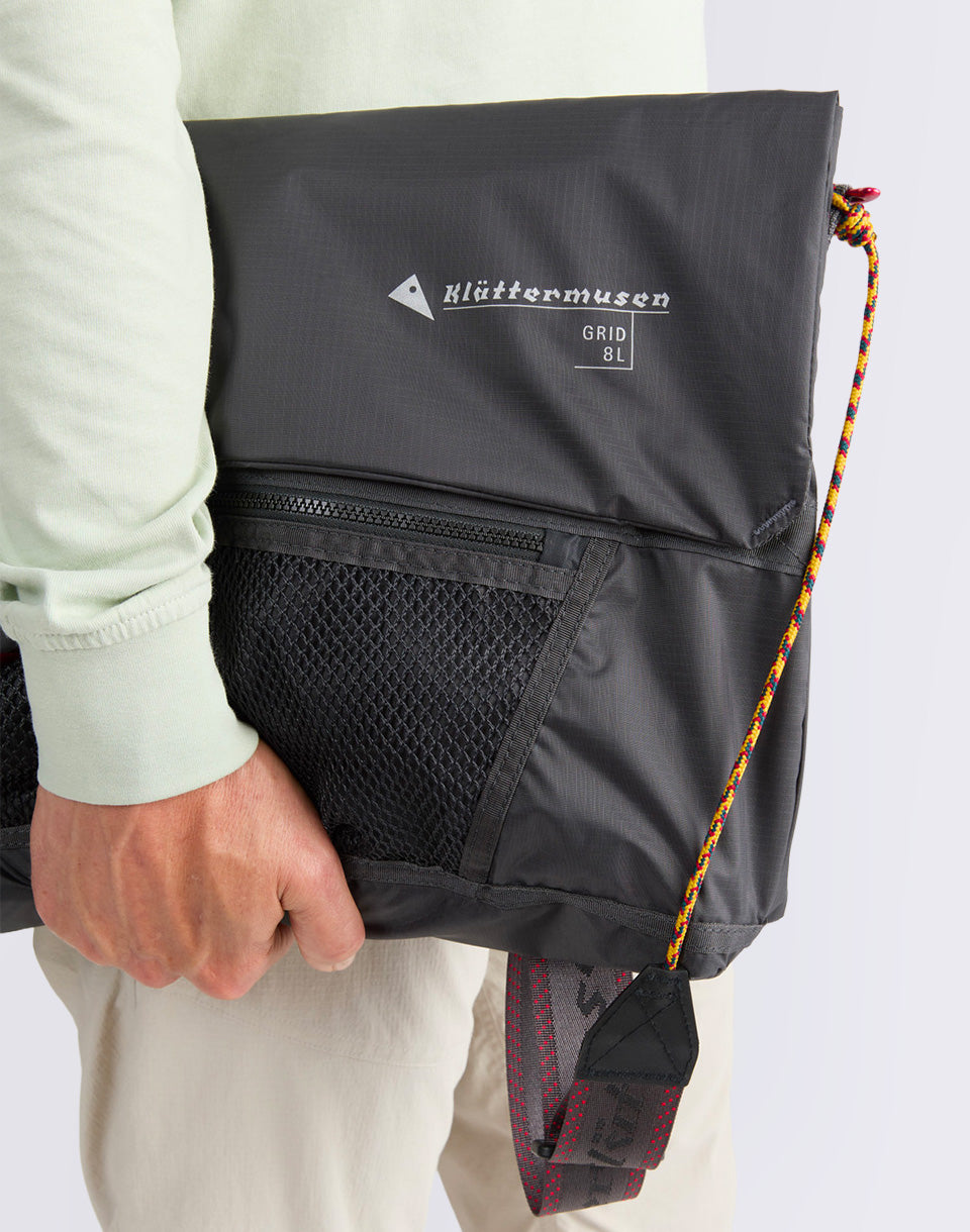 Grid Messenger Bag