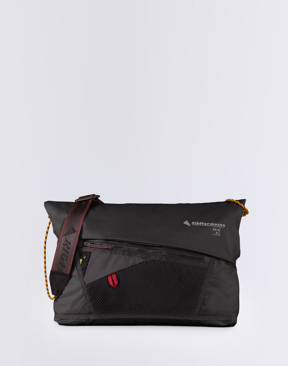 Grid Messenger Bag