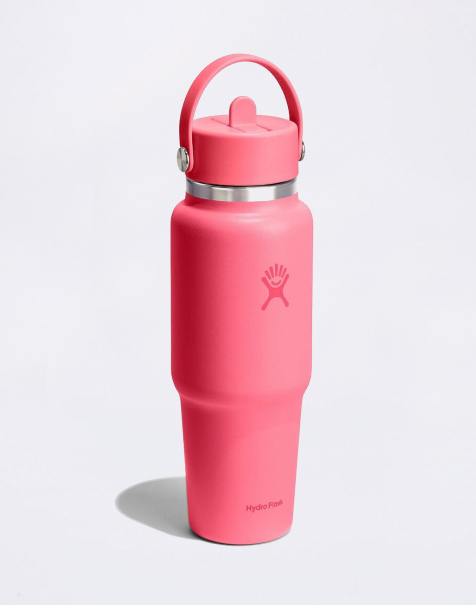 Wide Mouth Travel Bottle with Flex Straw Cap (946 ml)