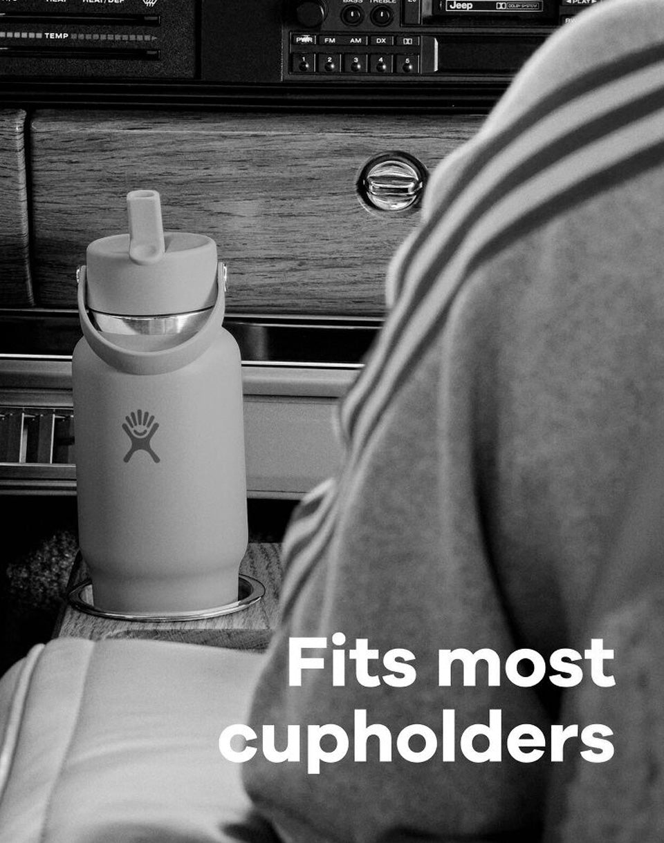 Wide Mouth Travel Bottle with Flex Straw Cap (946 ml)