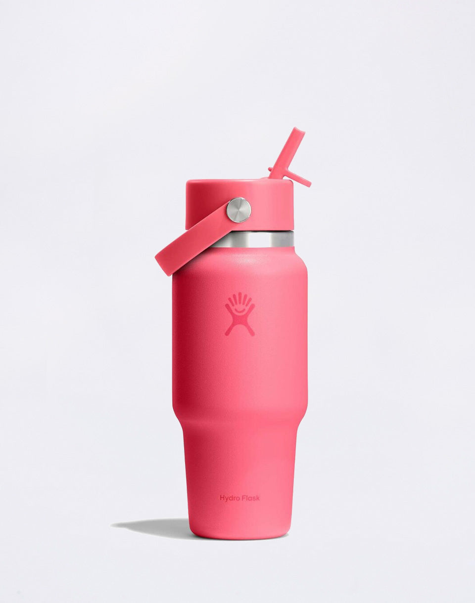 Wide Mouth Travel Bottle with Flex Straw Cap (710 ml)