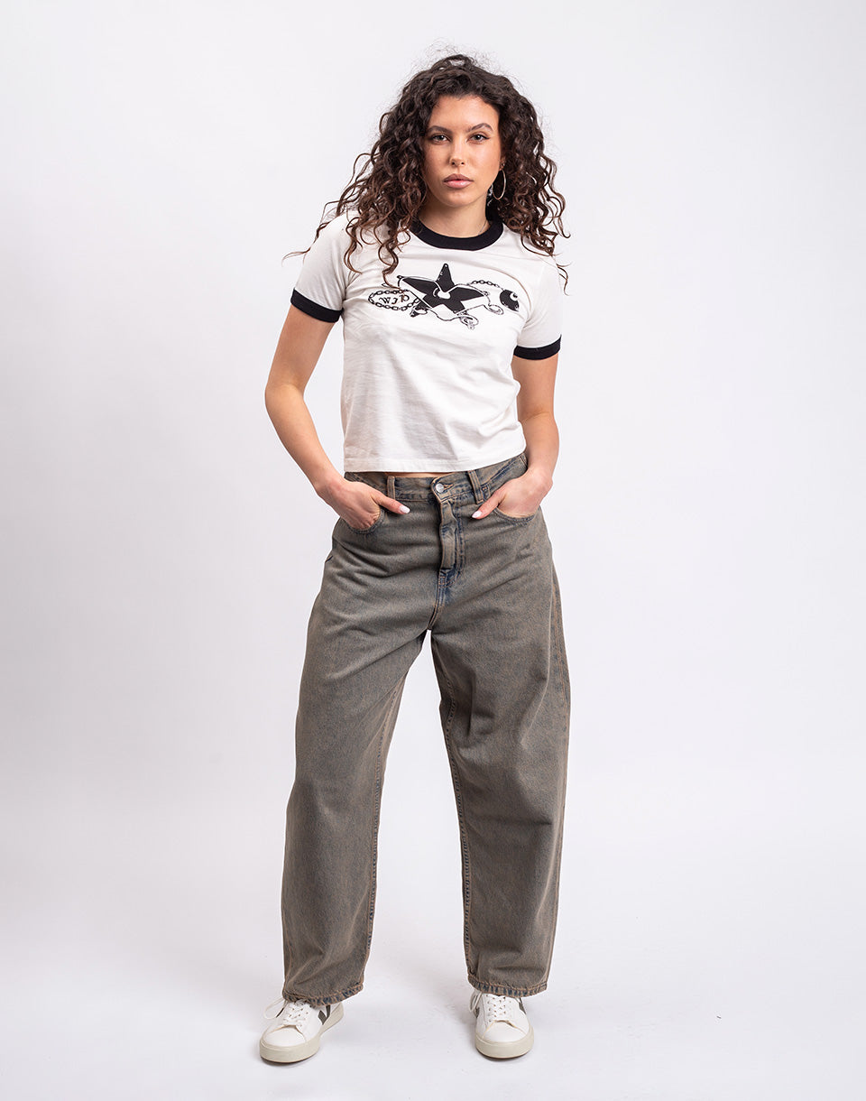 W' S/S Outlaw Star Ringer T-Shirt