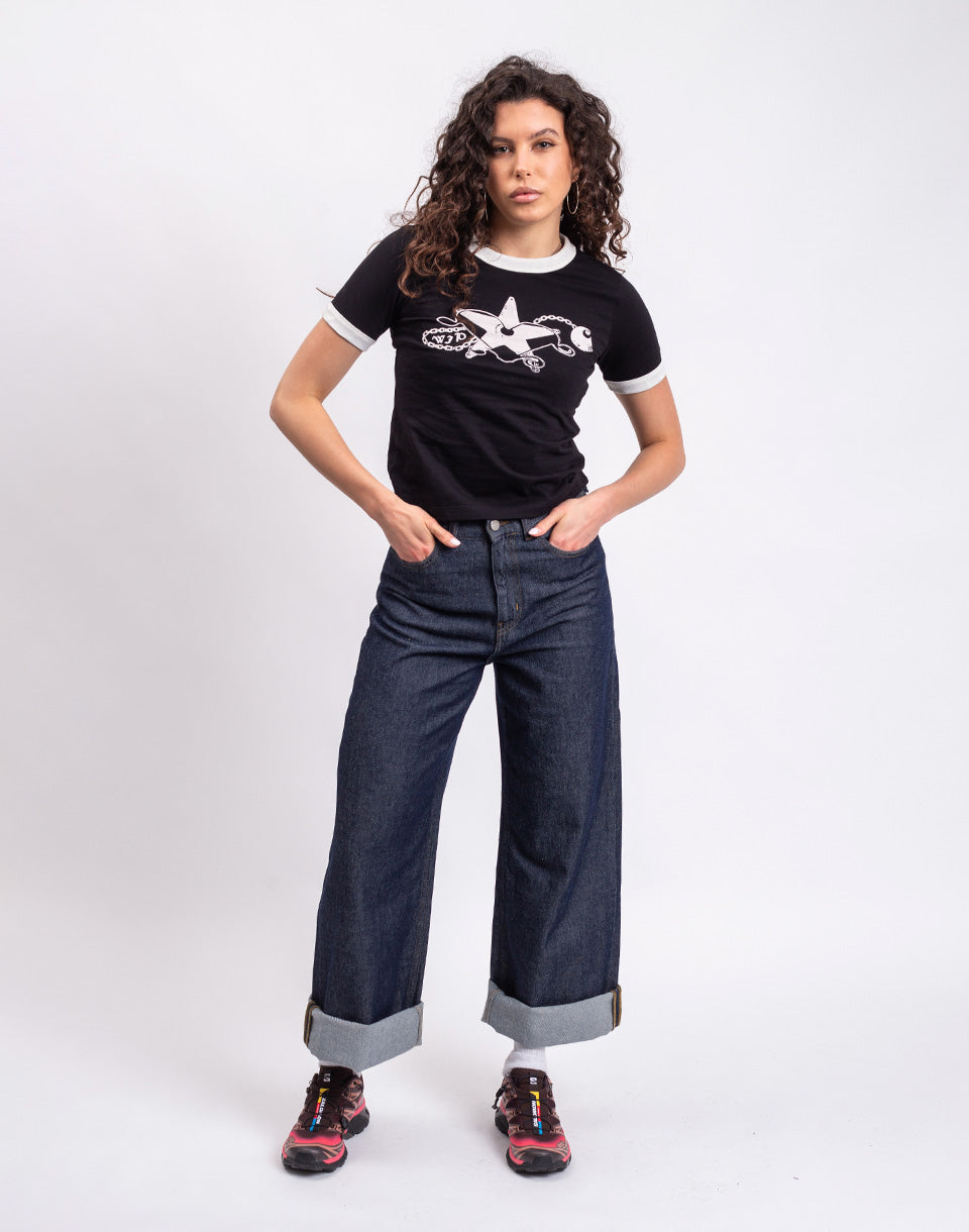 W' S/S Outlaw Star Ringer T-Shirt