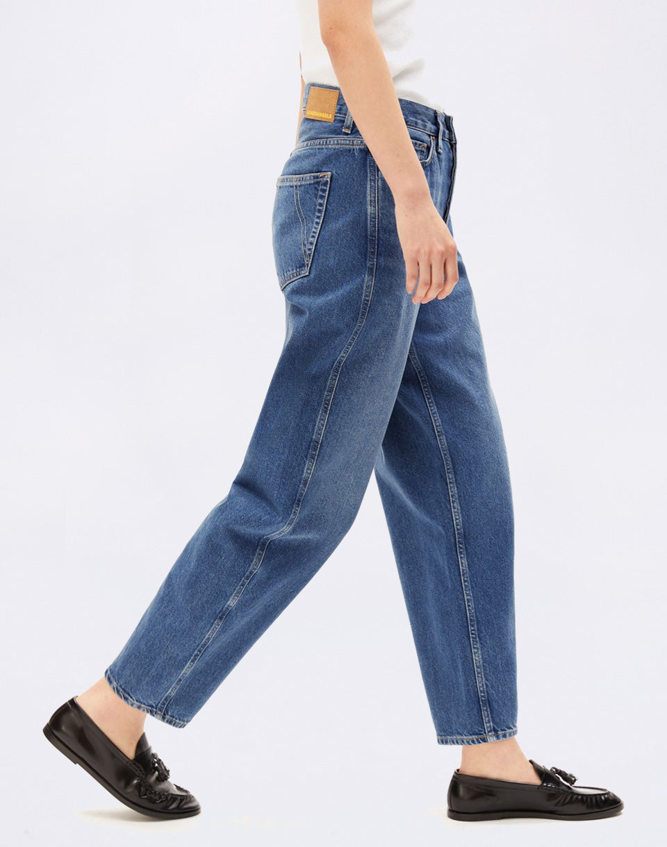 Baarly High Waist Barrel Jean