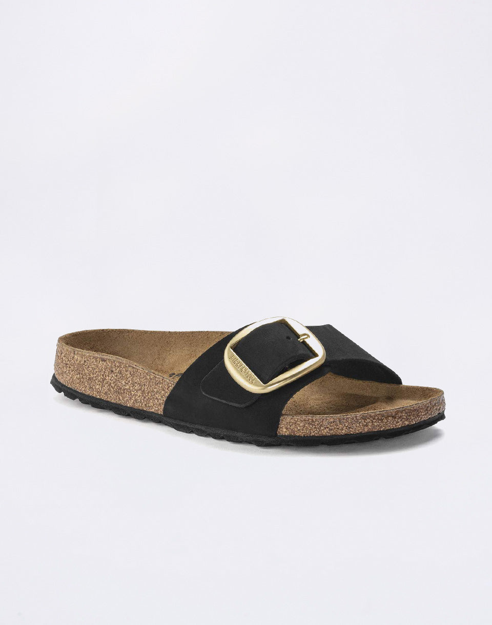 Madrid Big Buckle Nubuck Leather
